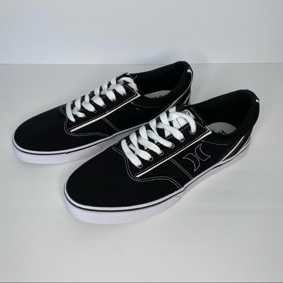 Hurley Men’s Arlo Black White Sneaker Shoes, sz 9 - Picture 3 of 7